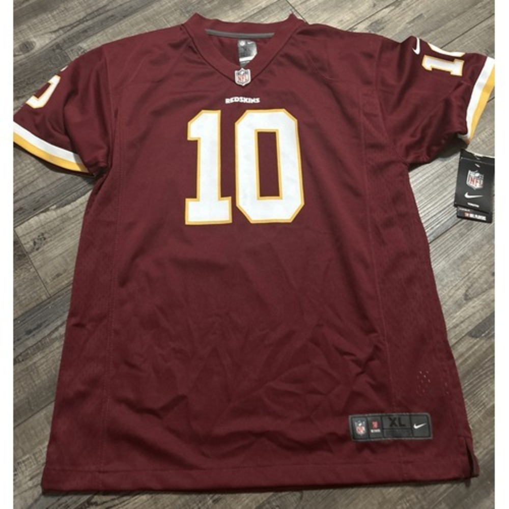 Redskins Robert Griffin III Nike On Field  Throwback Jersey RG3 Youth XL #10